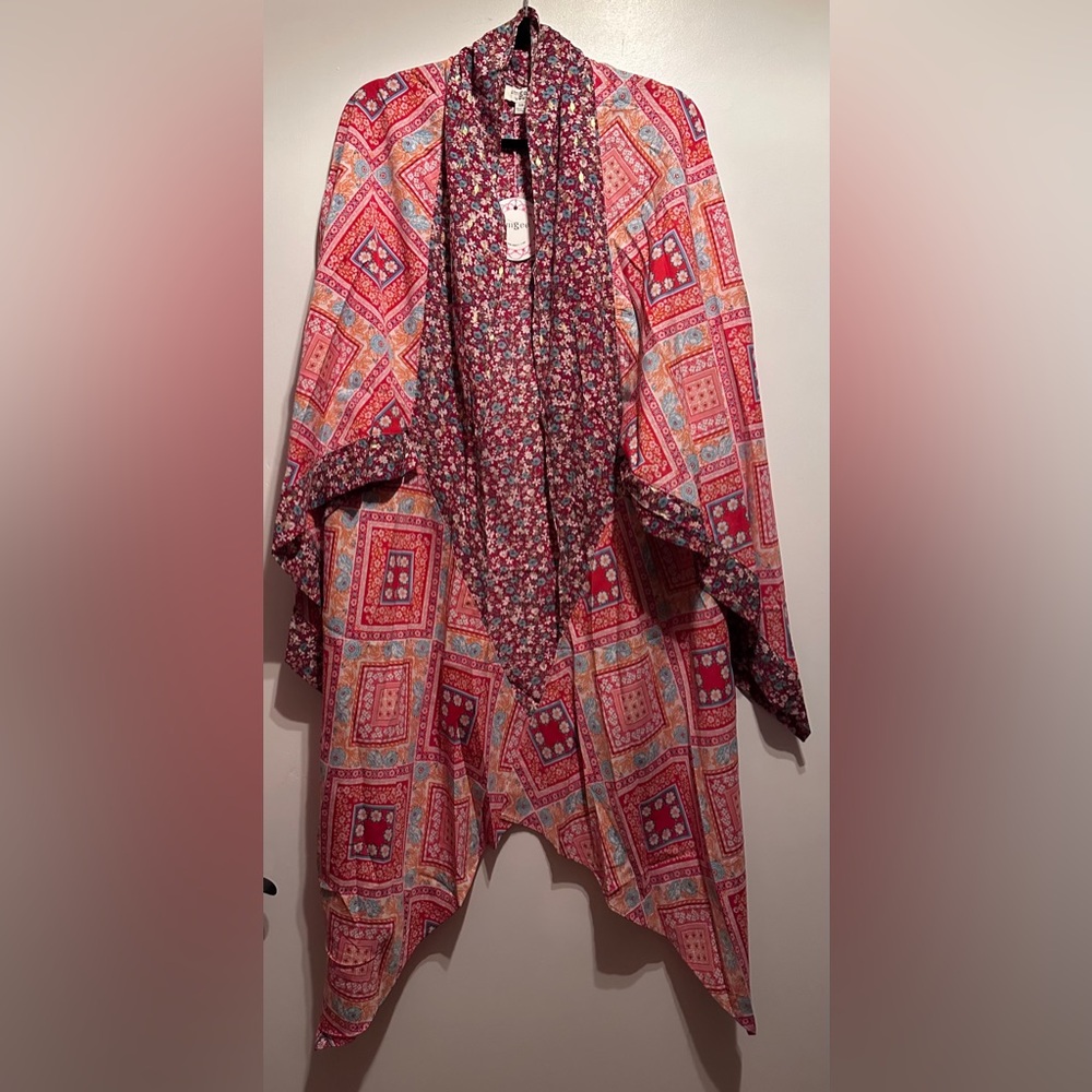 Summer Gypsy Floral Print Kimono